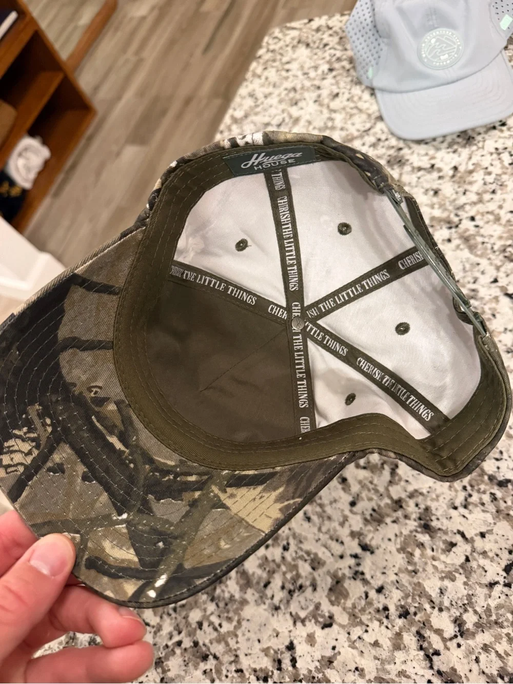Huega House camo baseball